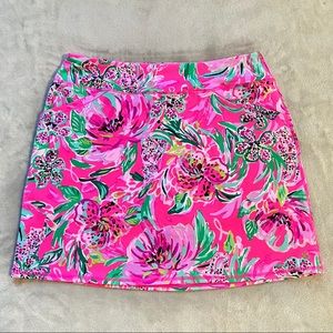 NWOT Lilly Pulitzer Upf 50+ Luxletic Maryana Skort Cockatoo Pink